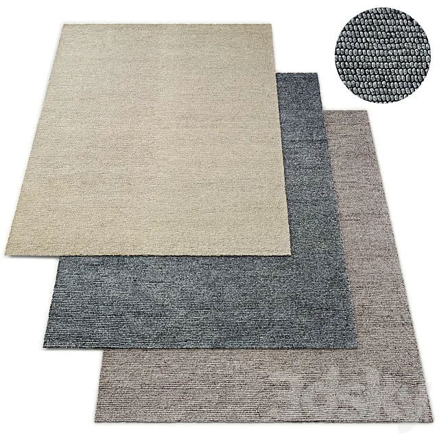 Shaded loop rug rh 3DModel