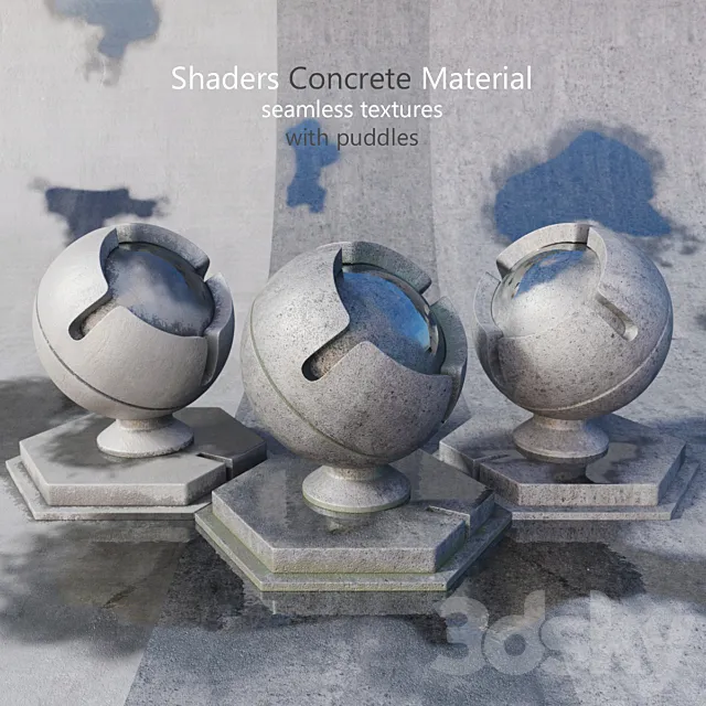 Shaders Concrete 7 3D Model