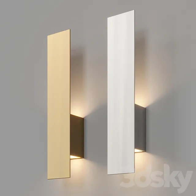 Shades of light Modern Shielded LED Sconce 3D Model