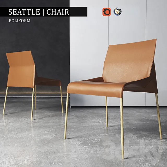 Shair Poliform Seattle 3D Model