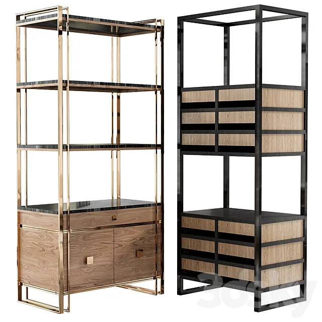 Shakedesign Bookcases ?33 3DModel