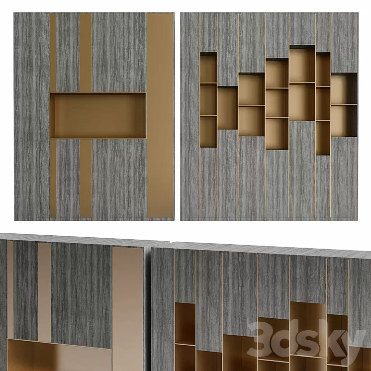 Shakedesign Bookcases No. 27 3D Model
