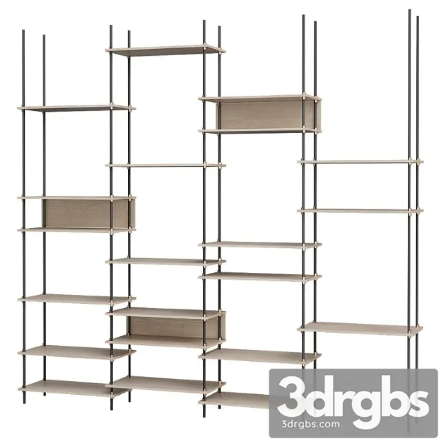 Shakedesign bookcases no. 8 2 3D Model Free
