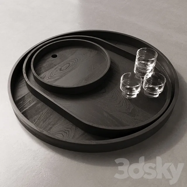 SHAKER TRAYS by norm architects 3DModel