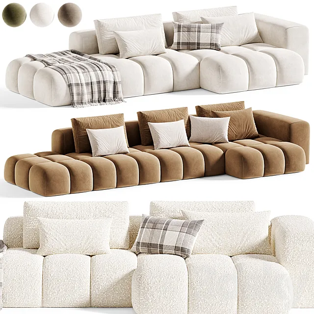Shamara Sofa Modern 3D Model