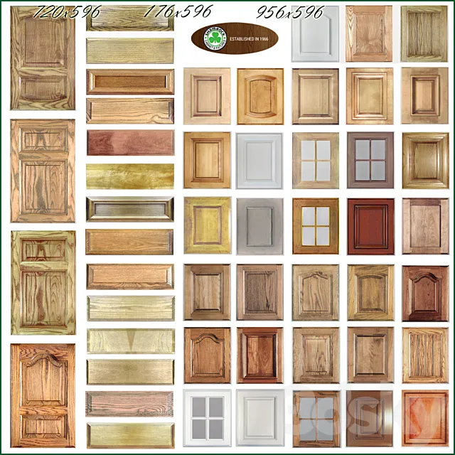 Shamrock_facades for the kitchen 3DModel