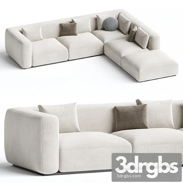 Shangai sofa 2 3D Model Free