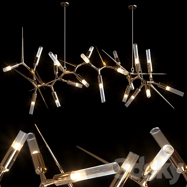 Shard Chandelier Luxxu 3D Model