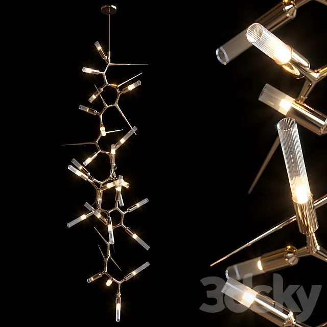 SHARD CHANDELIER LUXXU 3D Model