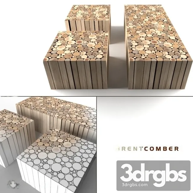 Shattered Wood Brent Comber 3D Model Download