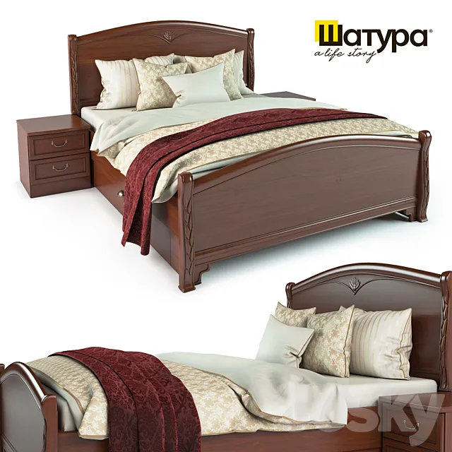 Shatura Camellia 3D Model