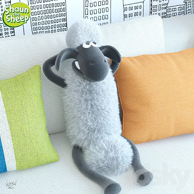 Shaun the sheep (lamb Sean) 3D Model
