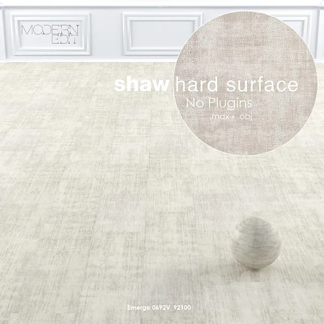 Shaw Hard Surface Intricate Wall to Wall Floor No 1 3D Model