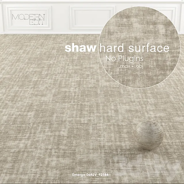 Shaw Hard Surface Intricate Wall to Wall Floor No 3 3D Model
