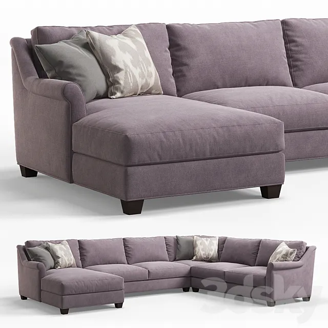 Shearson Corner Sofa by Jonathan Louis Free Download