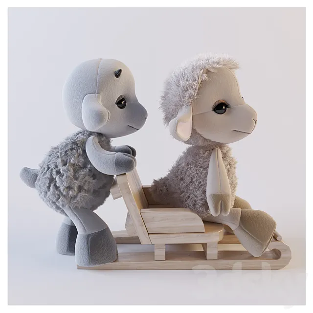 Sheep and goat 3D Model