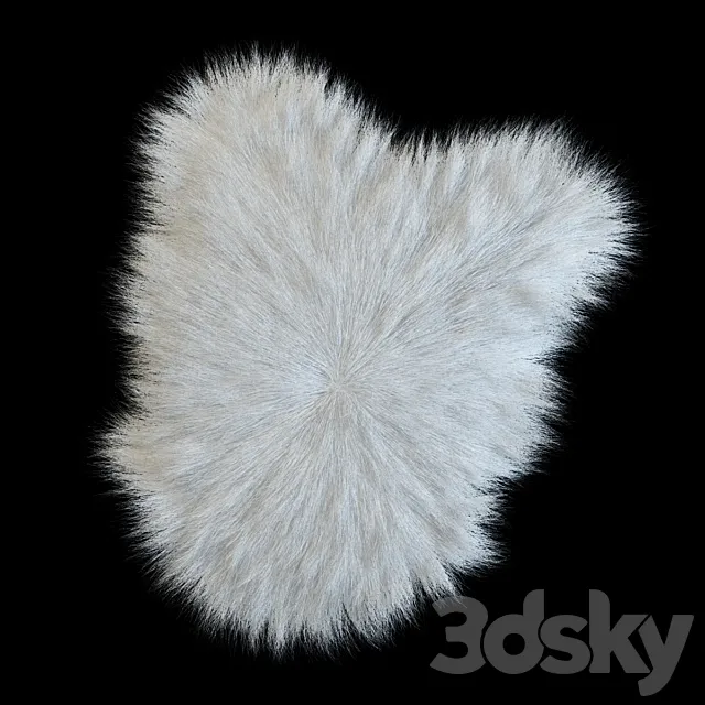 Sheep Skin longhair 3DModel