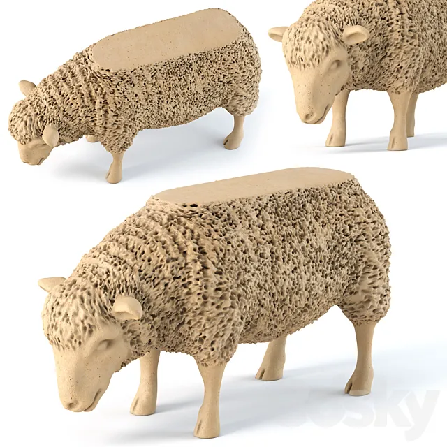 Sheep sode table 3D Model