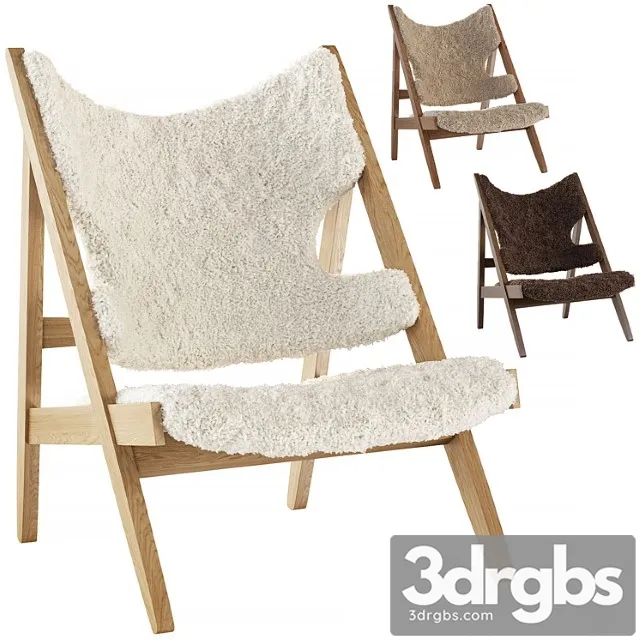 Sheepskin Armchair Menu by Ib Kofod Larsen 3D Model Free