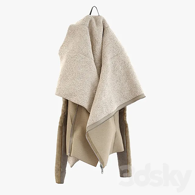 Sheepskin Coat 3D Model