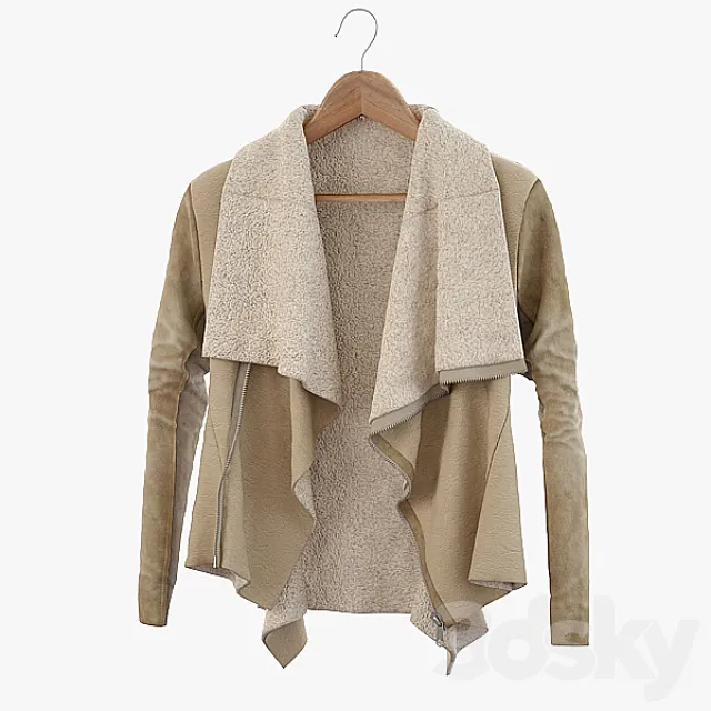 Sheepskin Coat 3D Model