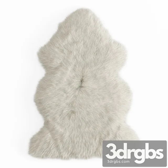 Sheepskin Rug 3D Model Free
