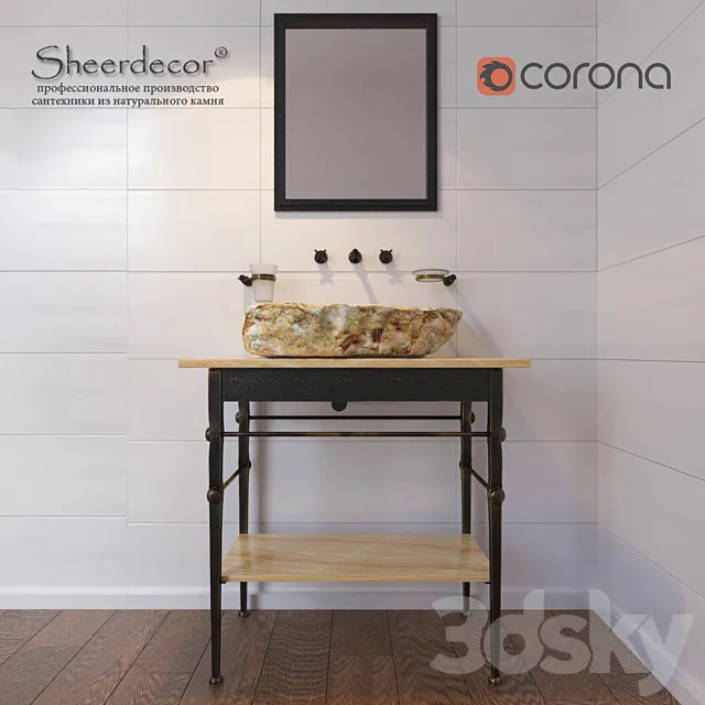 Sheerdecor bath set 3DModel