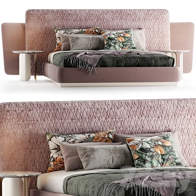 Sheila Double Bed Opera 3DModel