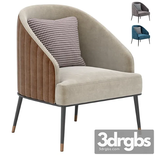 Shelbi 1 Armchair 3D Model Free