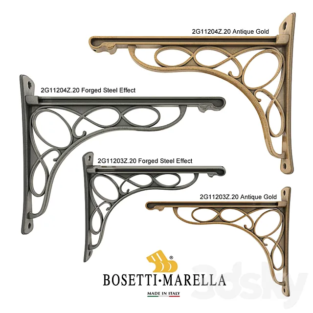 Shelf holders Bosetti Marella. Part 1 3D Model