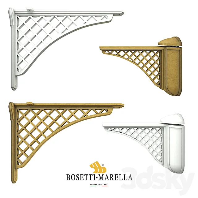 Shelf holders Bosetti Marella. Part 4 3D Model