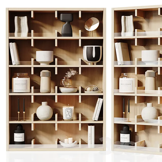 Shelf Oiled Oak 3D Model