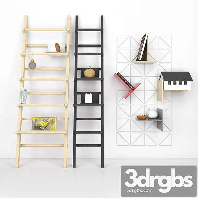 Shelf Set 1 3D Model Free