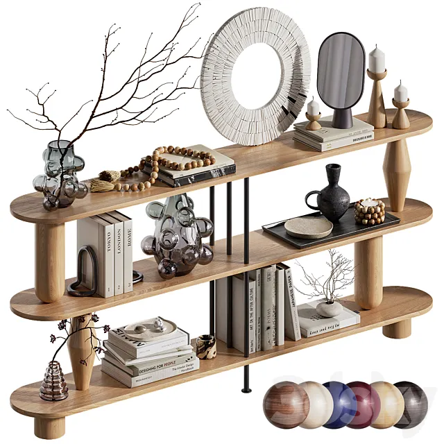 Shelf with decor VAZOO 2 regal - 3 long shelves Free Download
