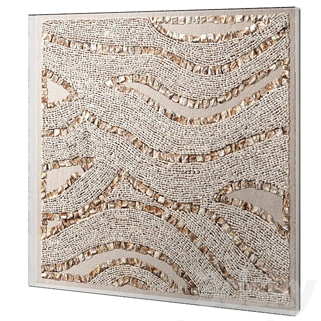 Shell Wall Decor Art 3D Model