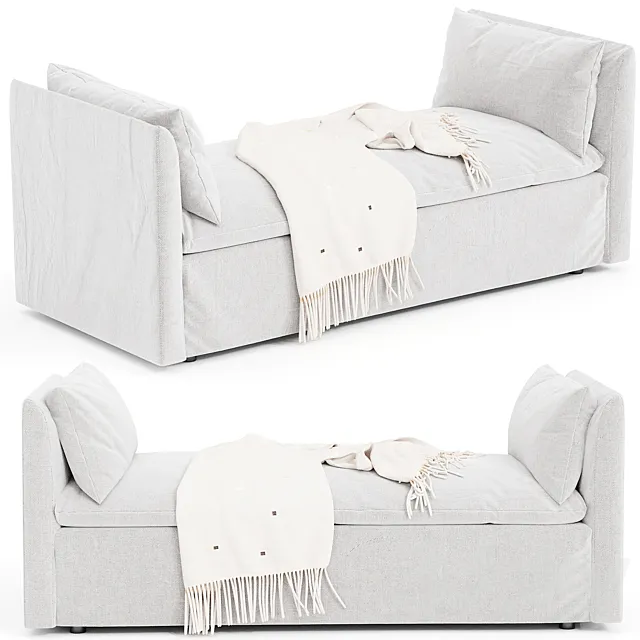 Shelter Daybed West elm 3DModel