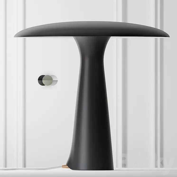 Shelter Table Lamp EU by Norman Copenhagen 3 Colors 3D Model