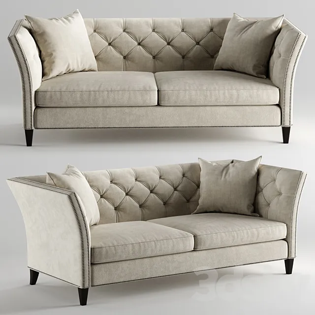 Shelton sofa by Ethan Allen 3D Model