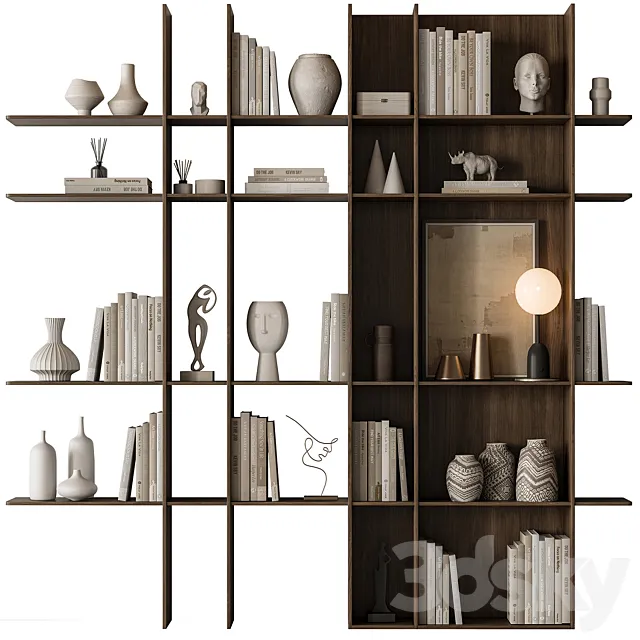 Shelves Decorative - Rack Set 19 3D Model