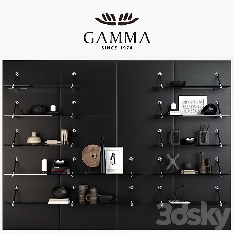 shelves Gamma Boulevard 3D Model