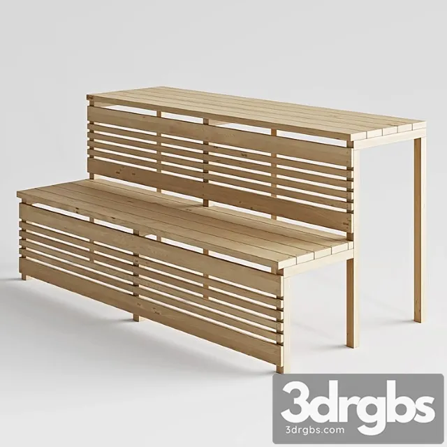 Shelves In The Bath 3D Model Free