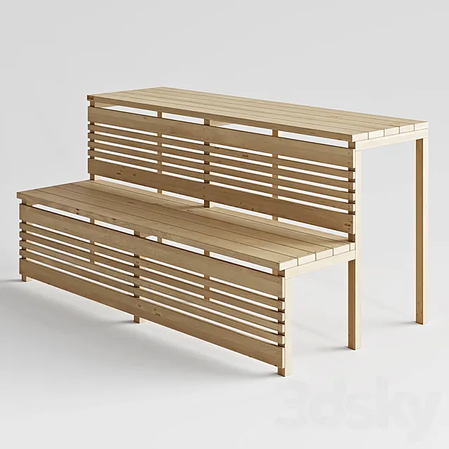 Shelves in the bath 3DModel