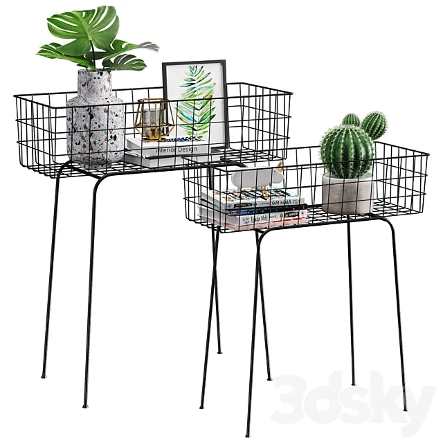 Shelves set 4 3DModel