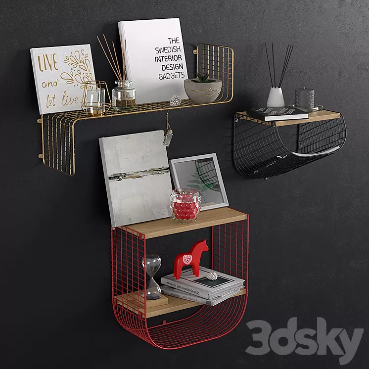 shelves SVENSHULT 3D Model