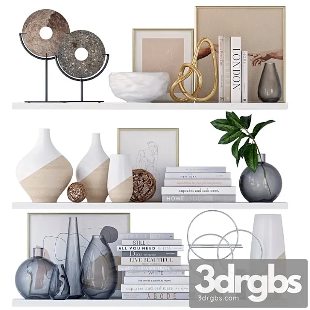 Shelves with decor 21