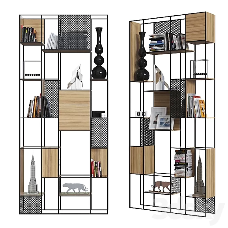 Shelving 008. 3D Model