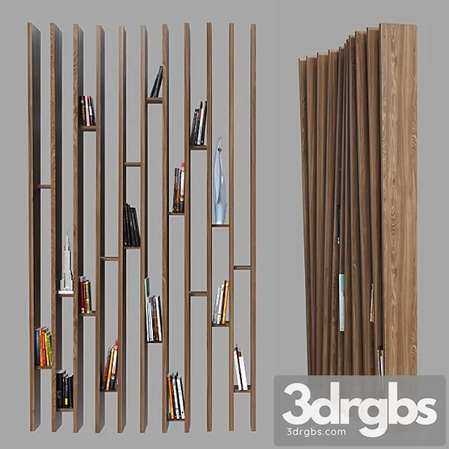 Shelving 010. 2 3D Model Free