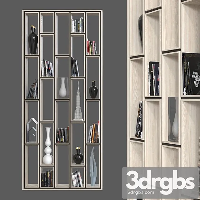 Shelving 019. 2 3D Model Free