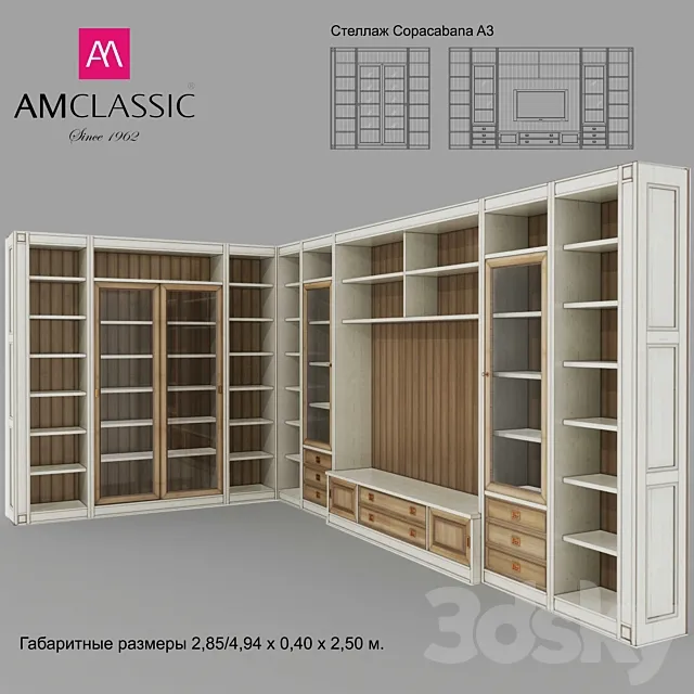 Shelving am classic 3D Model