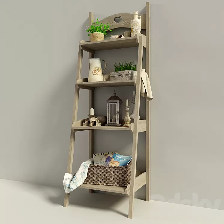 shelving in the style of "Provence" # 2 3D Model